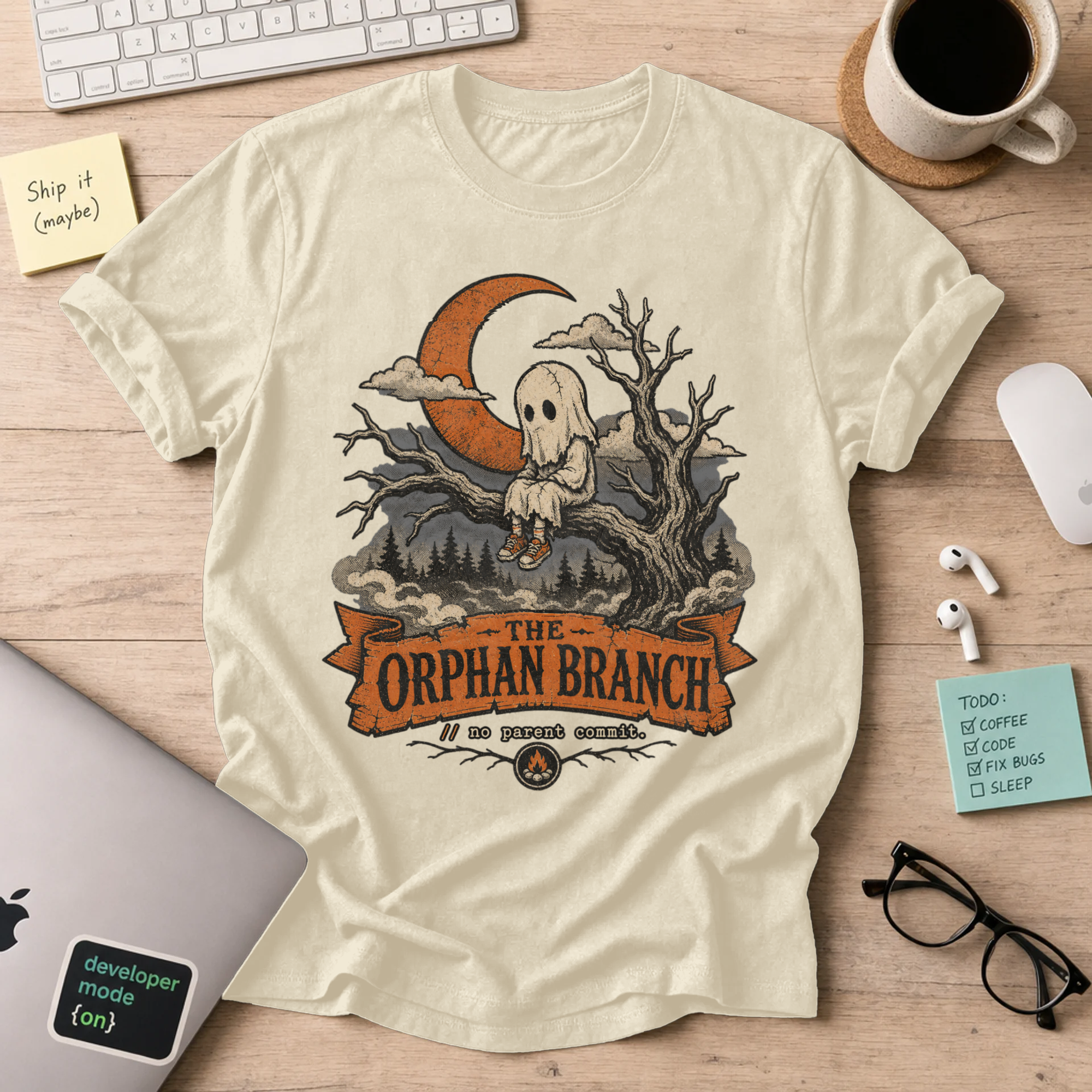 The Orphan Branch Shirt — Natural