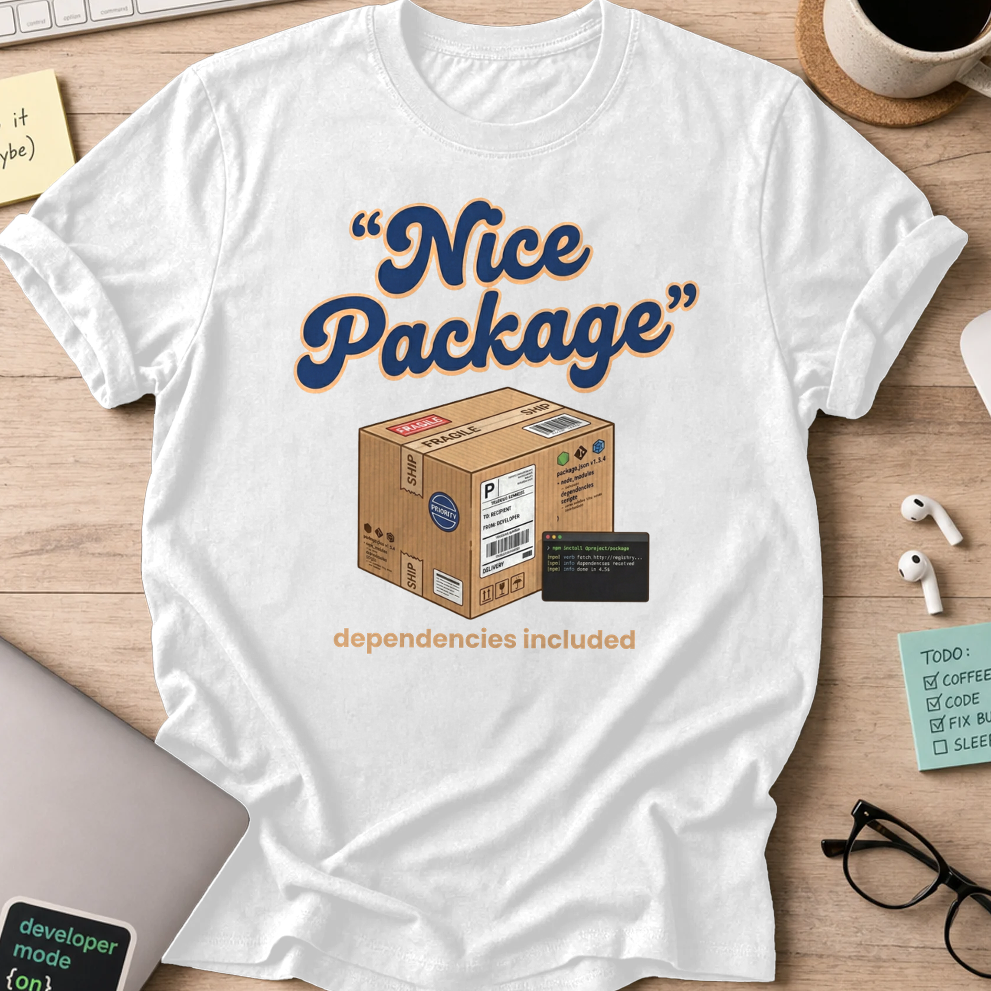 Nice Package Shirt — White