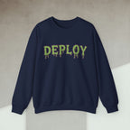 Code Culture deploy sweatshirt funny programmer Sweatshirt in S — Code Culture developer clothing