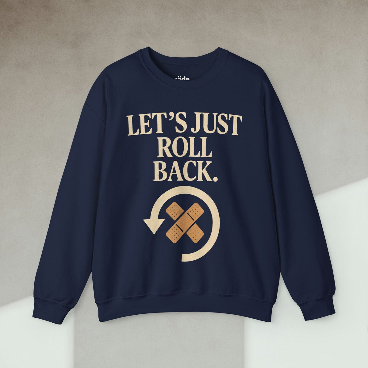 Code Culture lets just rollback Sweatshirt funny programmer Sweatshirt in S — Code Culture developer clothing