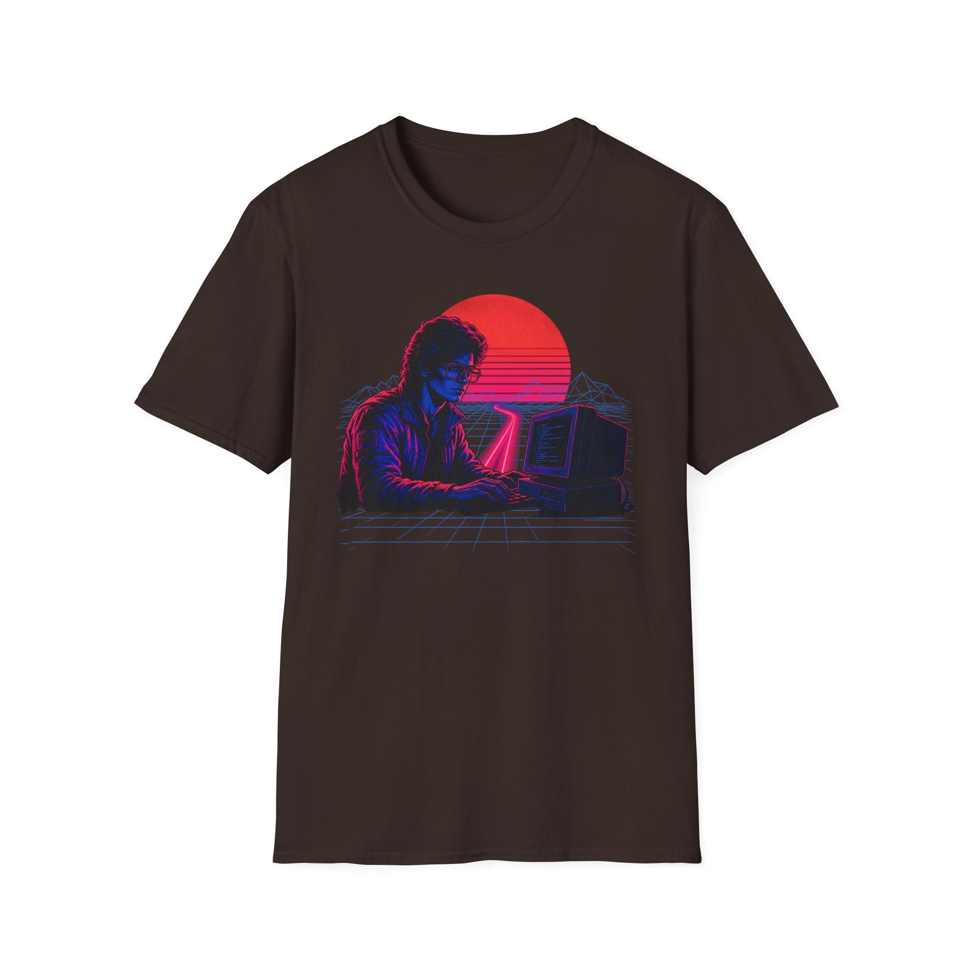 Neon Programmer Synthwave Shirt