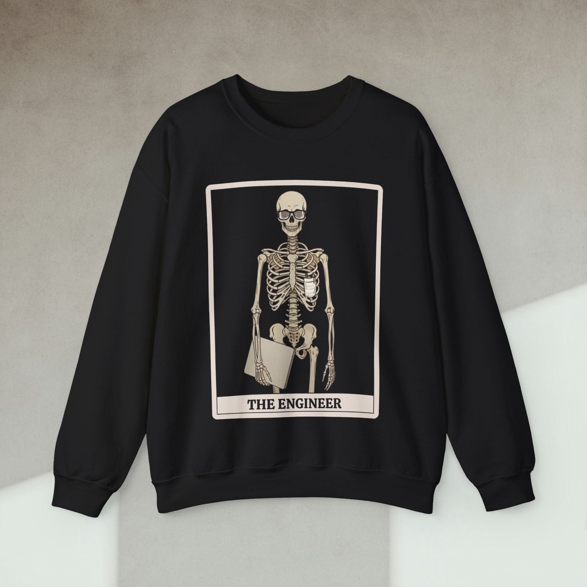 skeleton engineer sweatshirt