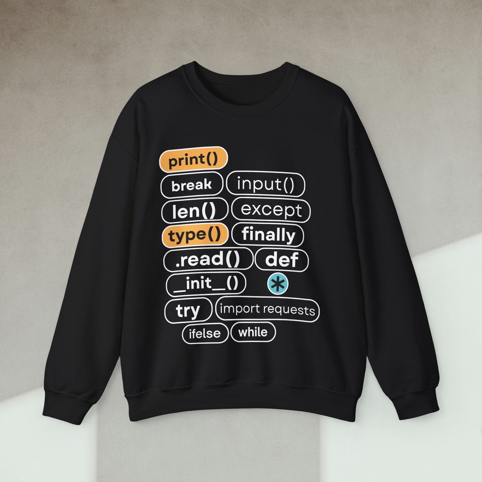print break input sweatshirt