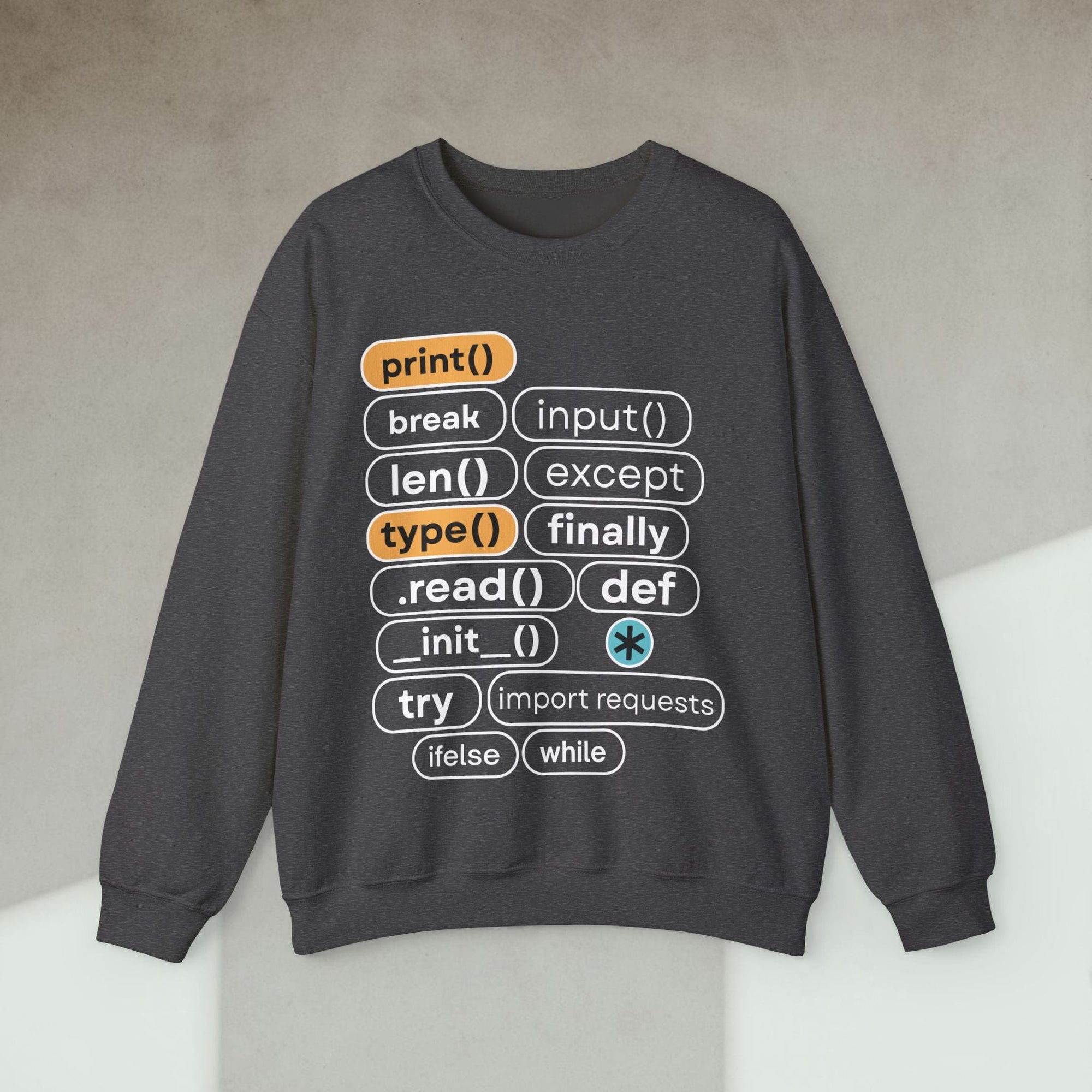 print break input sweatshirt