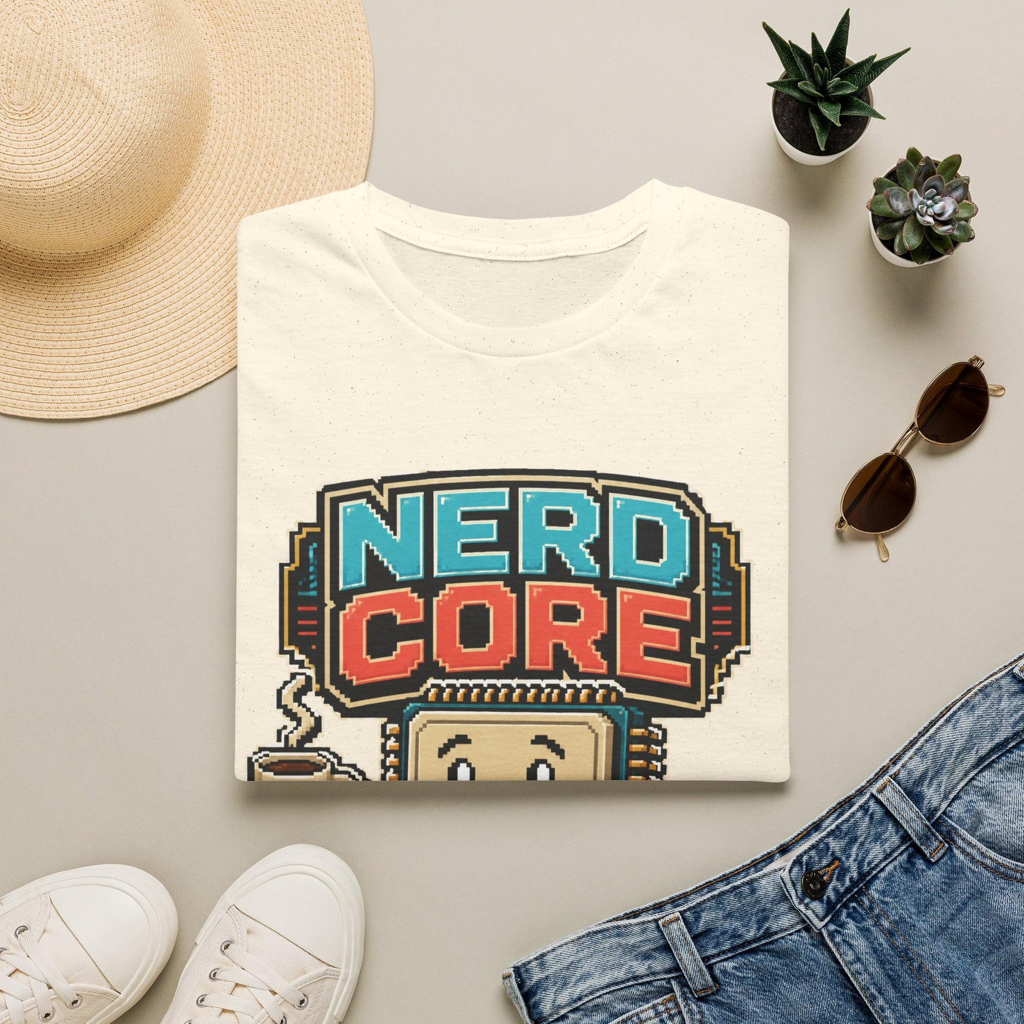 Nerd Core Pixel Art Shirt