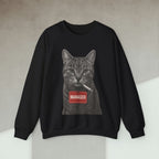 Code Culture cat manager sweatshirt funny programmer Sweatshirt in S — Code Culture developer clothing