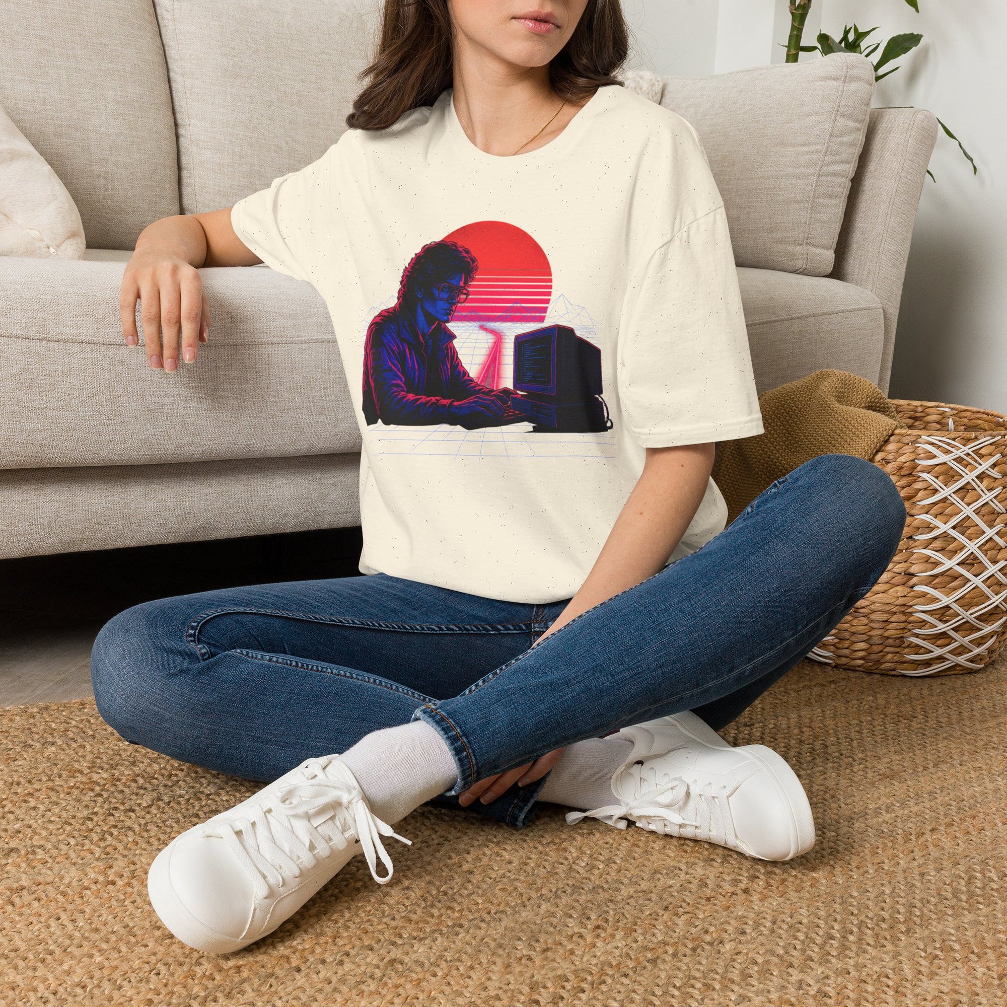 Neon Programmer Synthwave Shirt