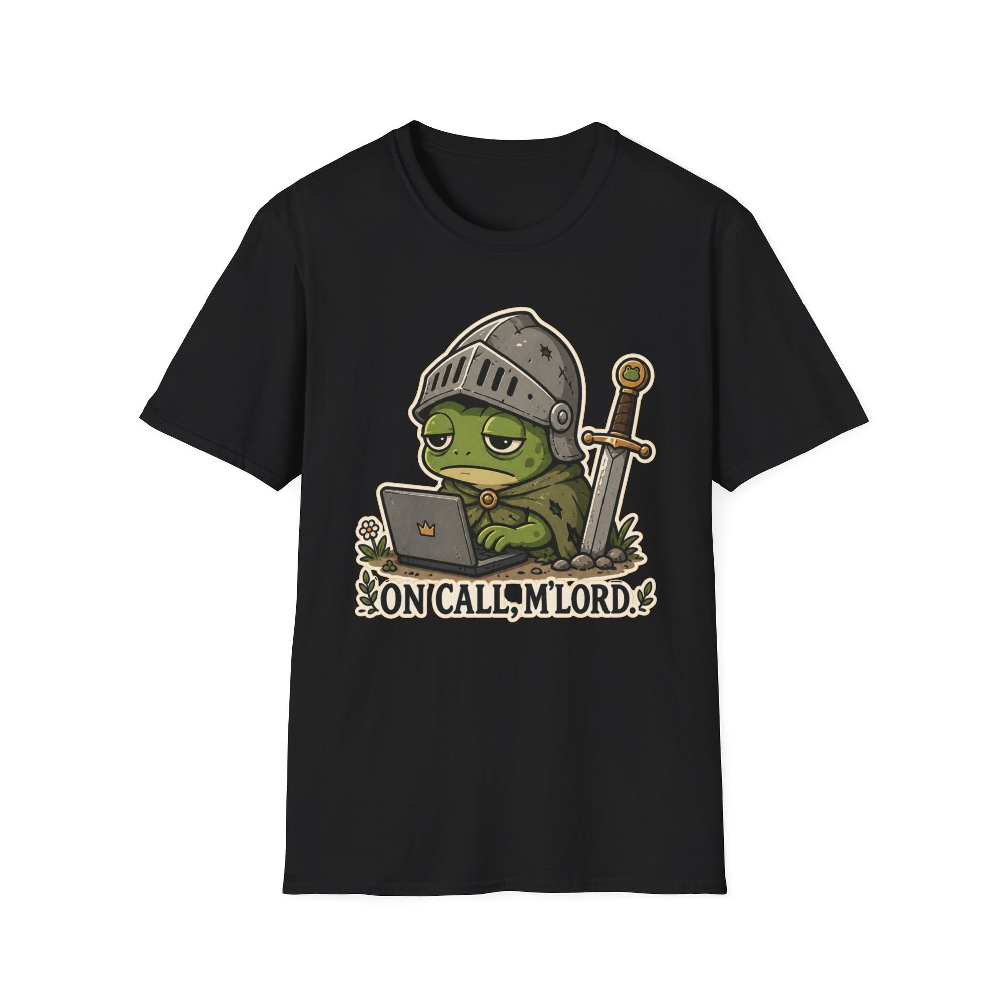 Oncall, M'Lord Medieval Coder Shirt