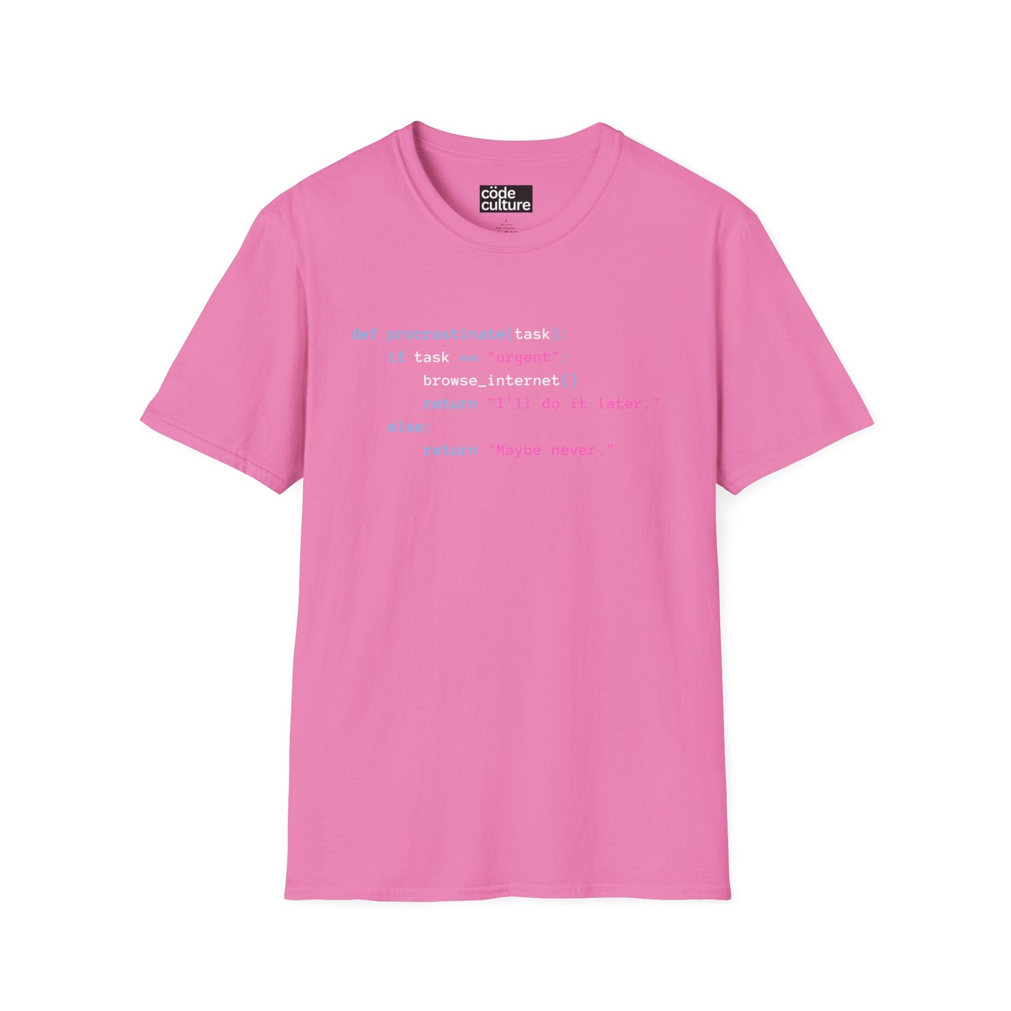 procrastinate(task) shirt