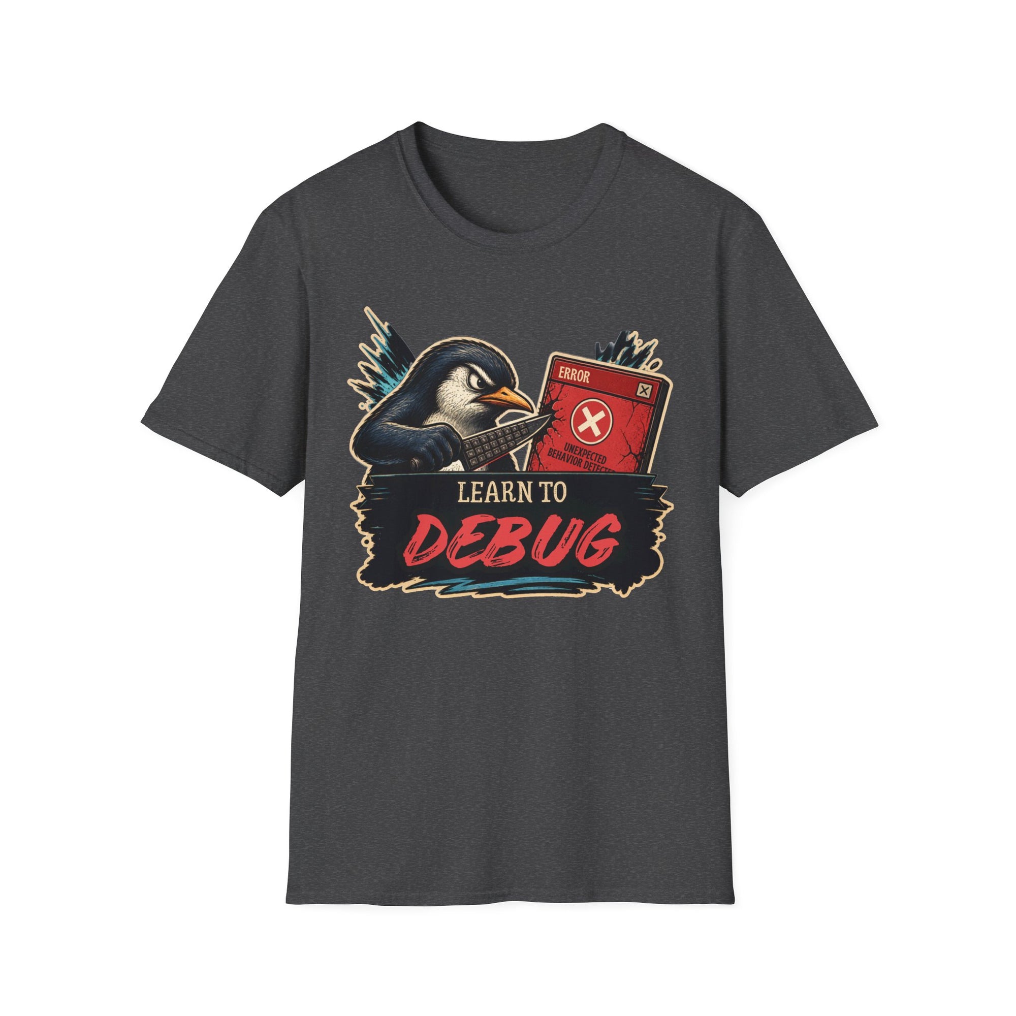 Learn To Debug Vintage Penguin Shirt