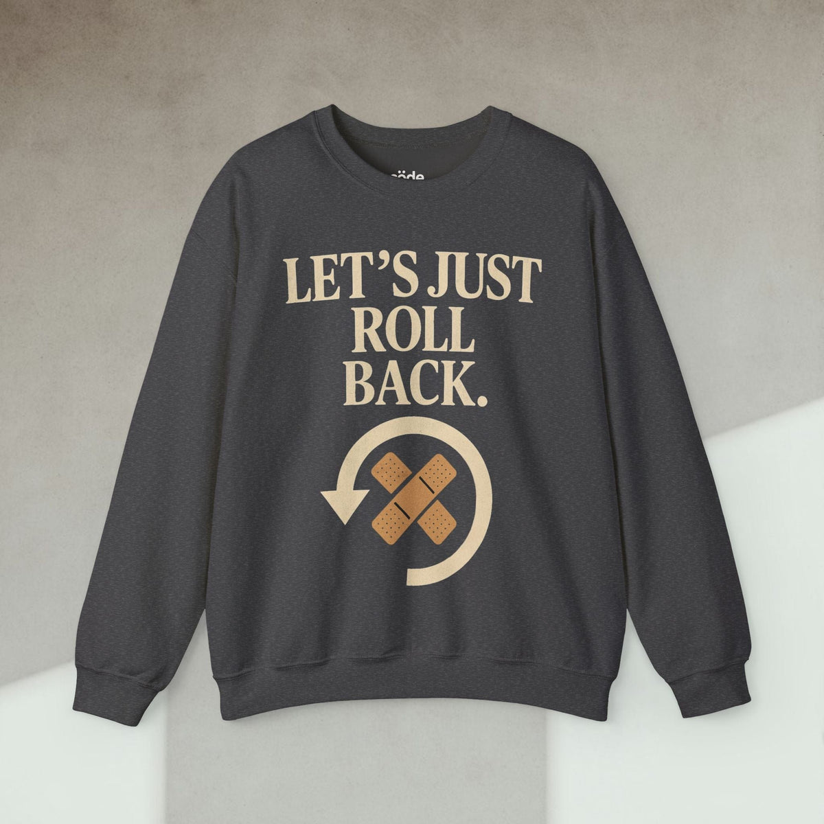 Code Culture lets just rollback Sweatshirt funny programmer Sweatshirt in S — Code Culture developer clothing
