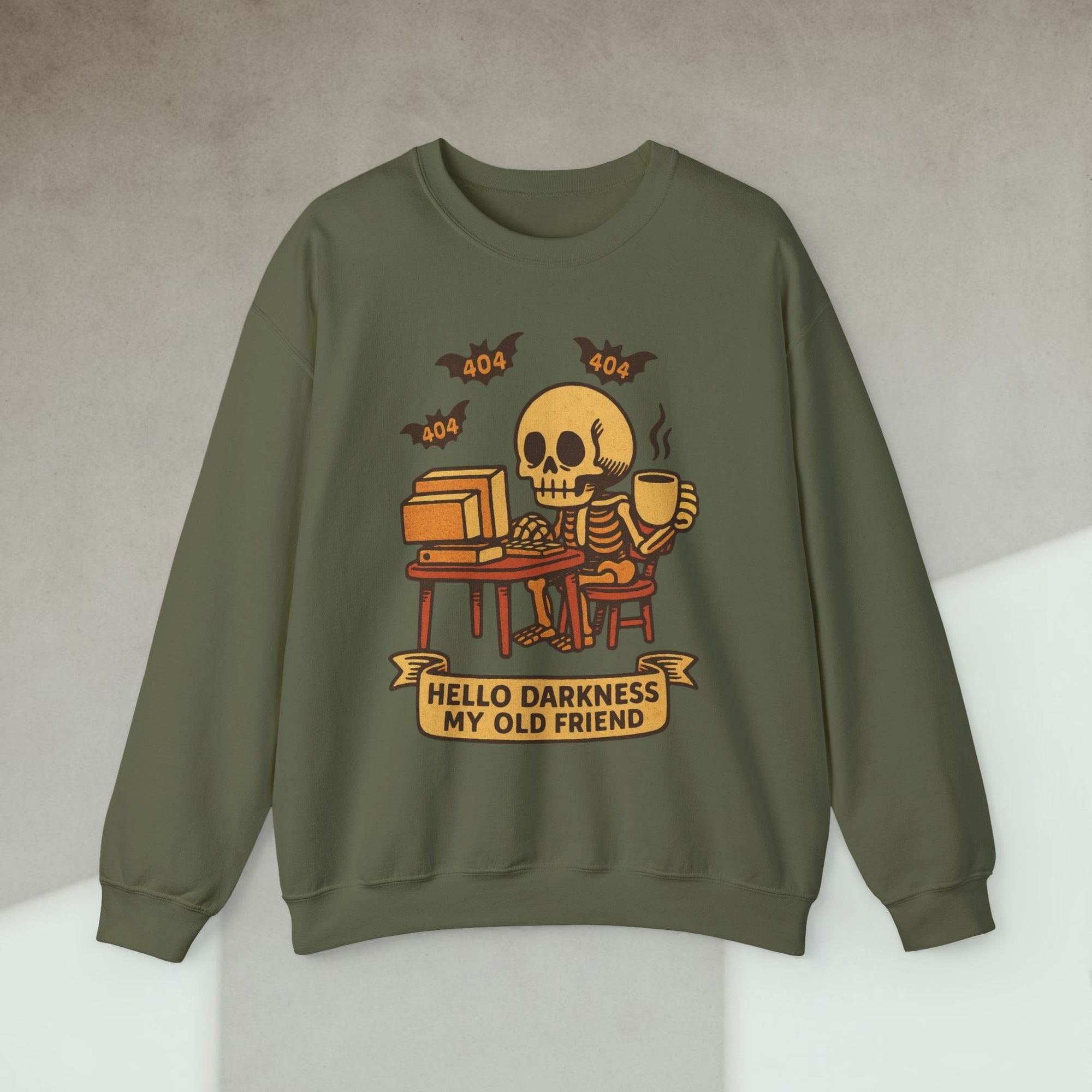 hello darkness my old friend sweatshirt