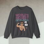 Code Culture world's sexiest developer sweatshirt funny programmer Sweatshirt in S — Code Culture developer clothing