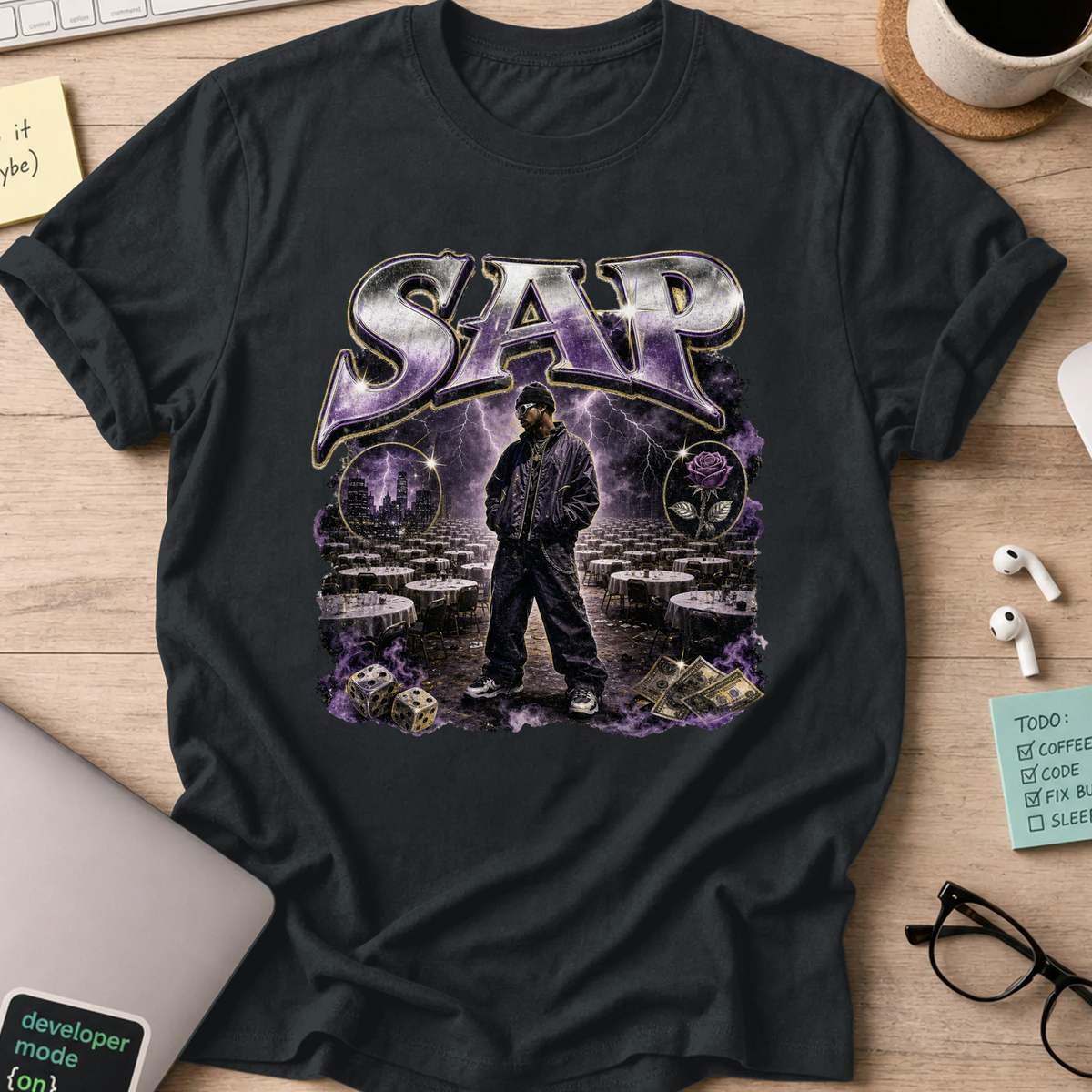 Nerd Collection Artwork 017 Shirt - Black mockup