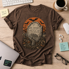 Git Revert: No Undo in the Afterlife Shirt — Dark Chocolate