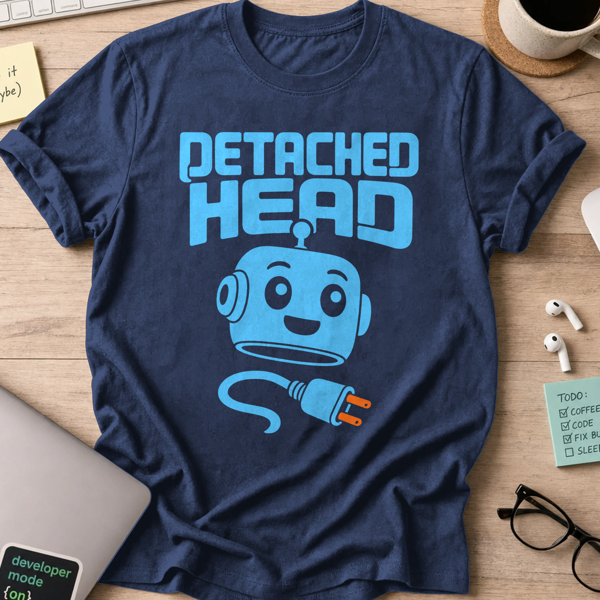 Detached Head Shirt — Navy