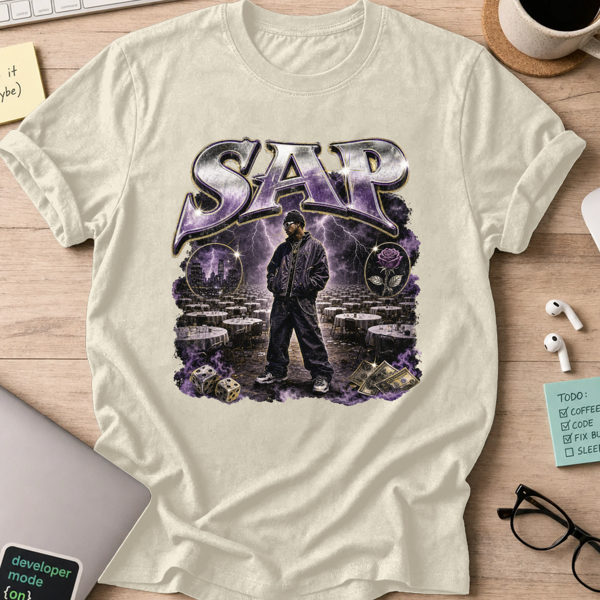 Nerd Collection Artwork 017 Shirt - Natural mockup
