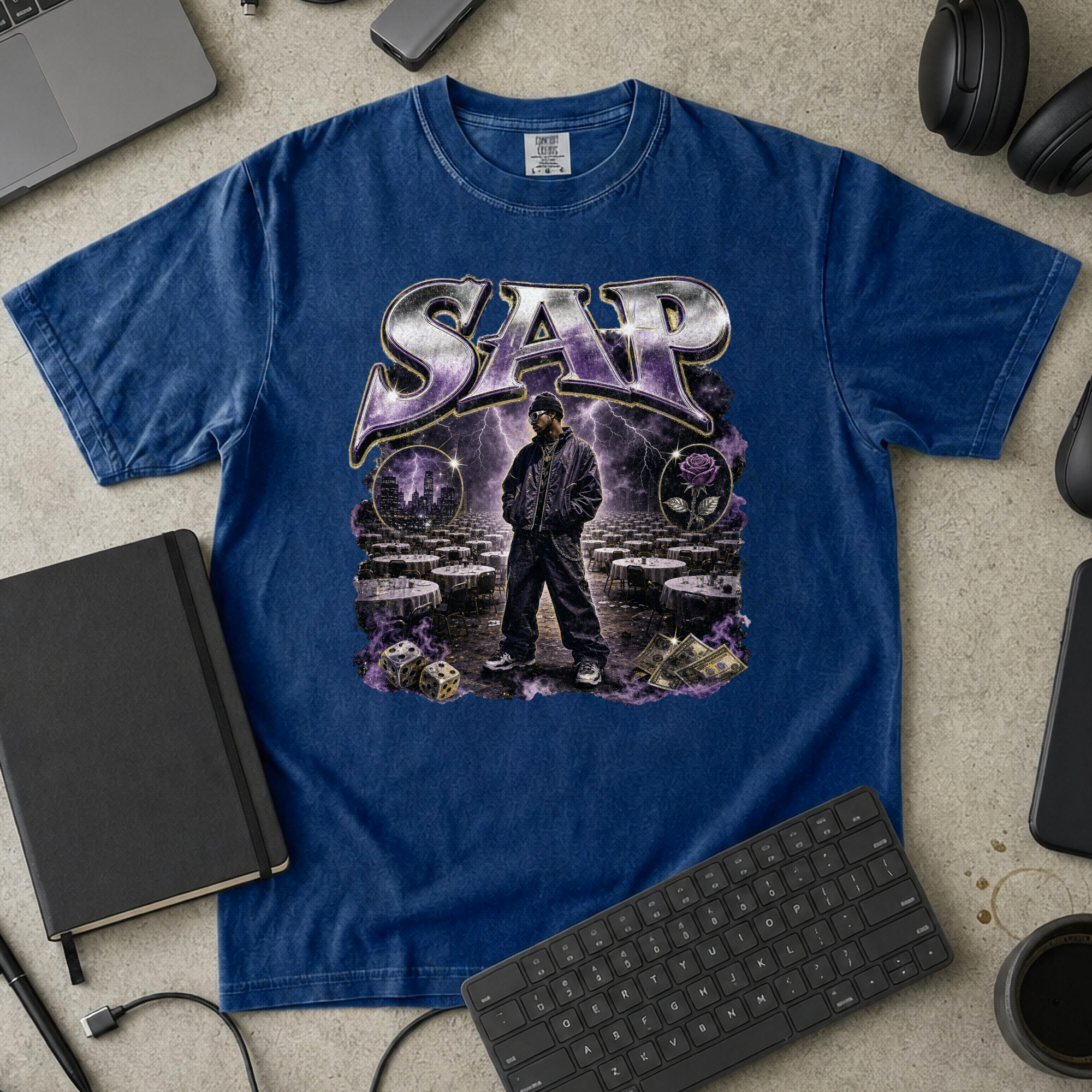 Nerd Collection Artwork 017 Premium Shirt - True Navy mockup