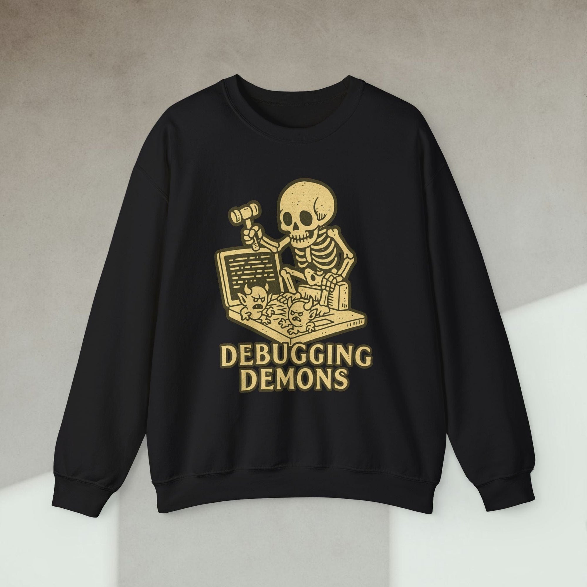 debugging demons sweatshirt