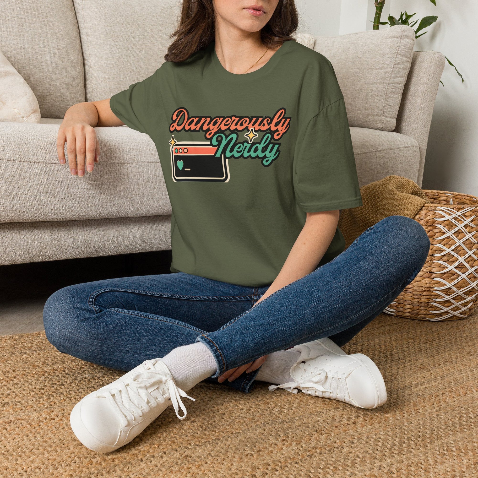 Dangerously Nerdy Retro Browser Shirt