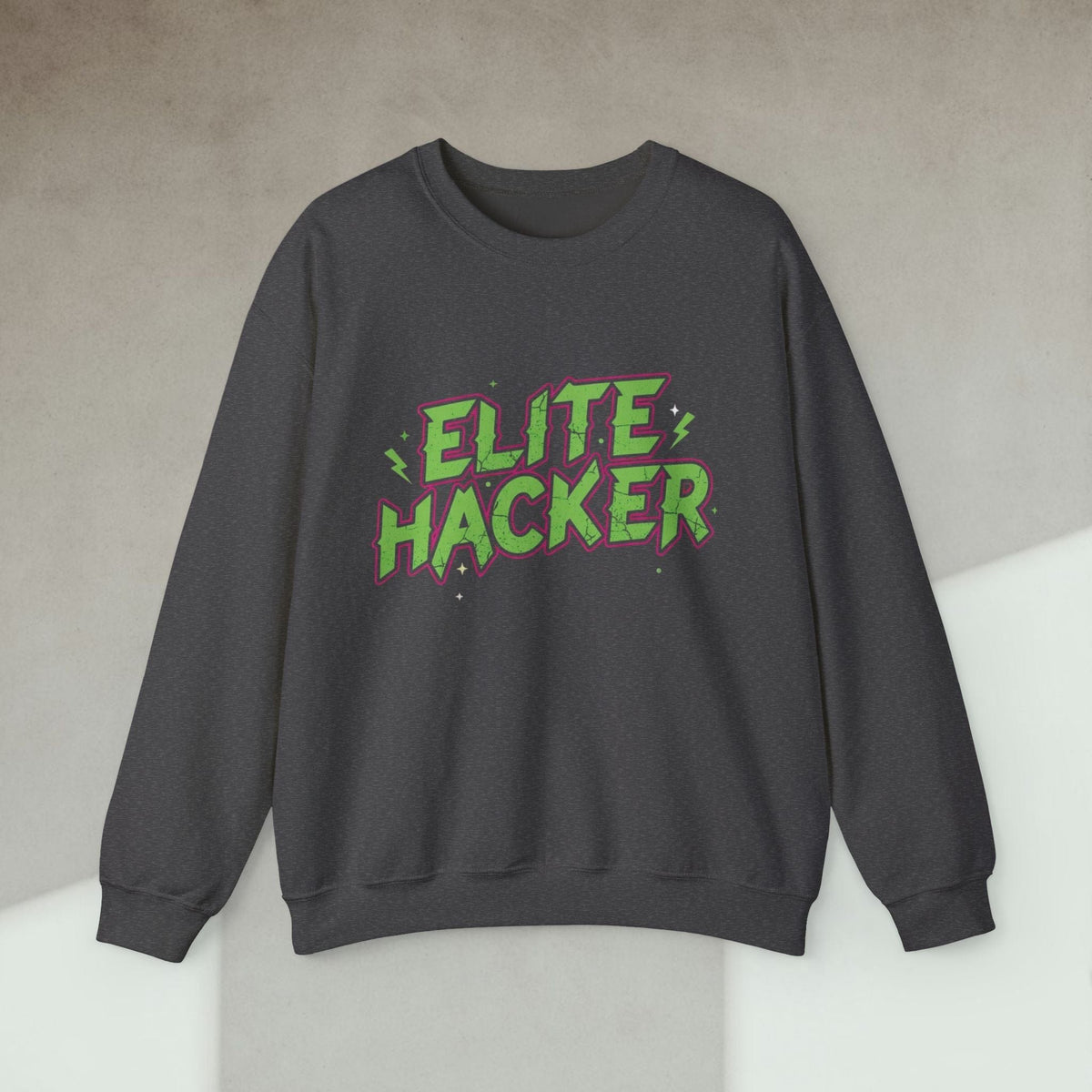 Code Culture elite hacker sweatshirt funny programmer Sweatshirt in S — Code Culture developer clothing
