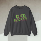 Code Culture elite hacker sweatshirt funny programmer Sweatshirt in S — Code Culture developer clothing