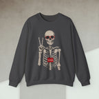 Code Culture skeleton developer sweatshirt funny programmer Sweatshirt in S — Code Culture developer clothing