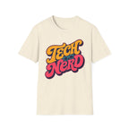 Tech Nerd Retro Typography Shirt