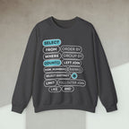Code Culture select count sweatshirt funny programmer Sweatshirt in S — Code Culture developer clothing