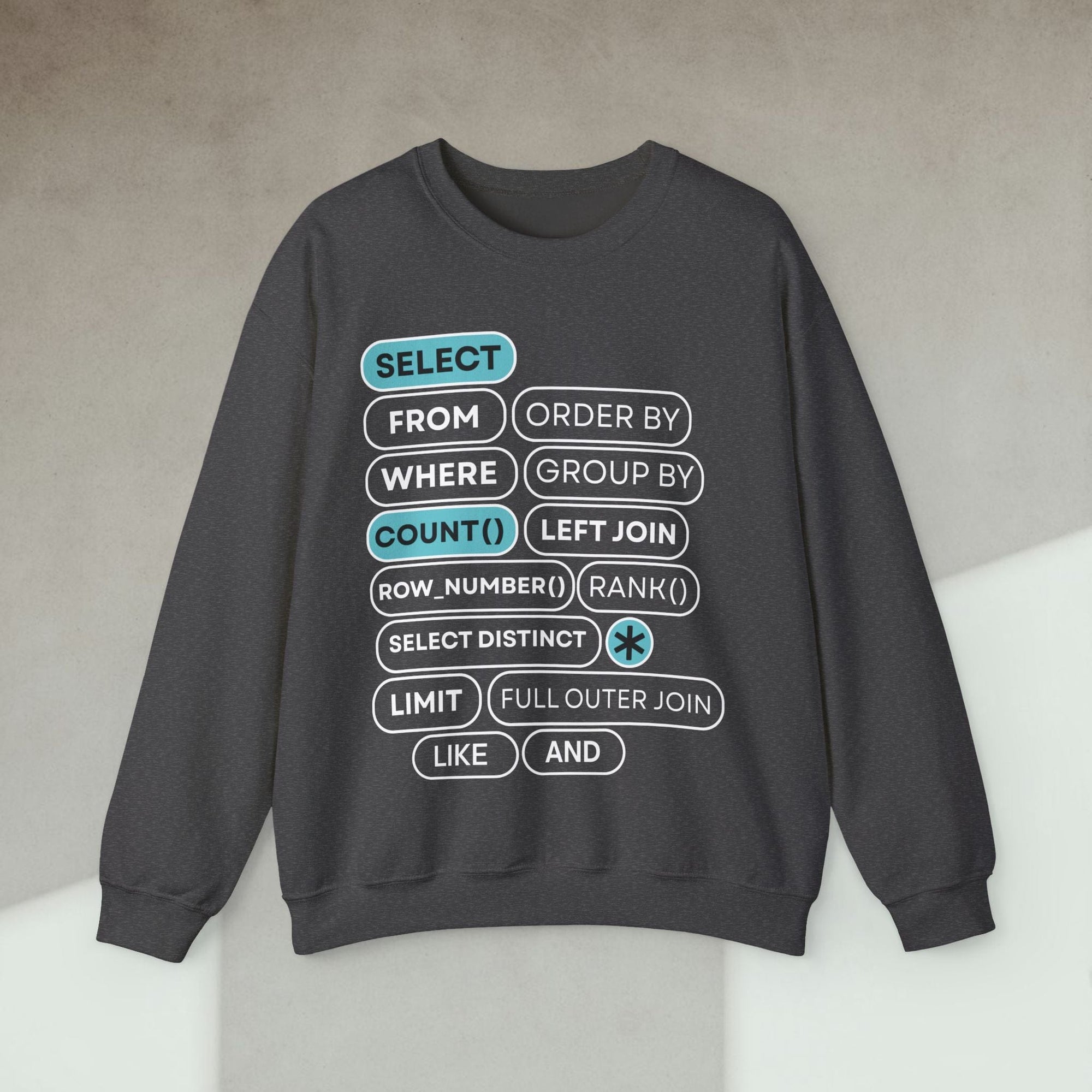 select count sweatshirt