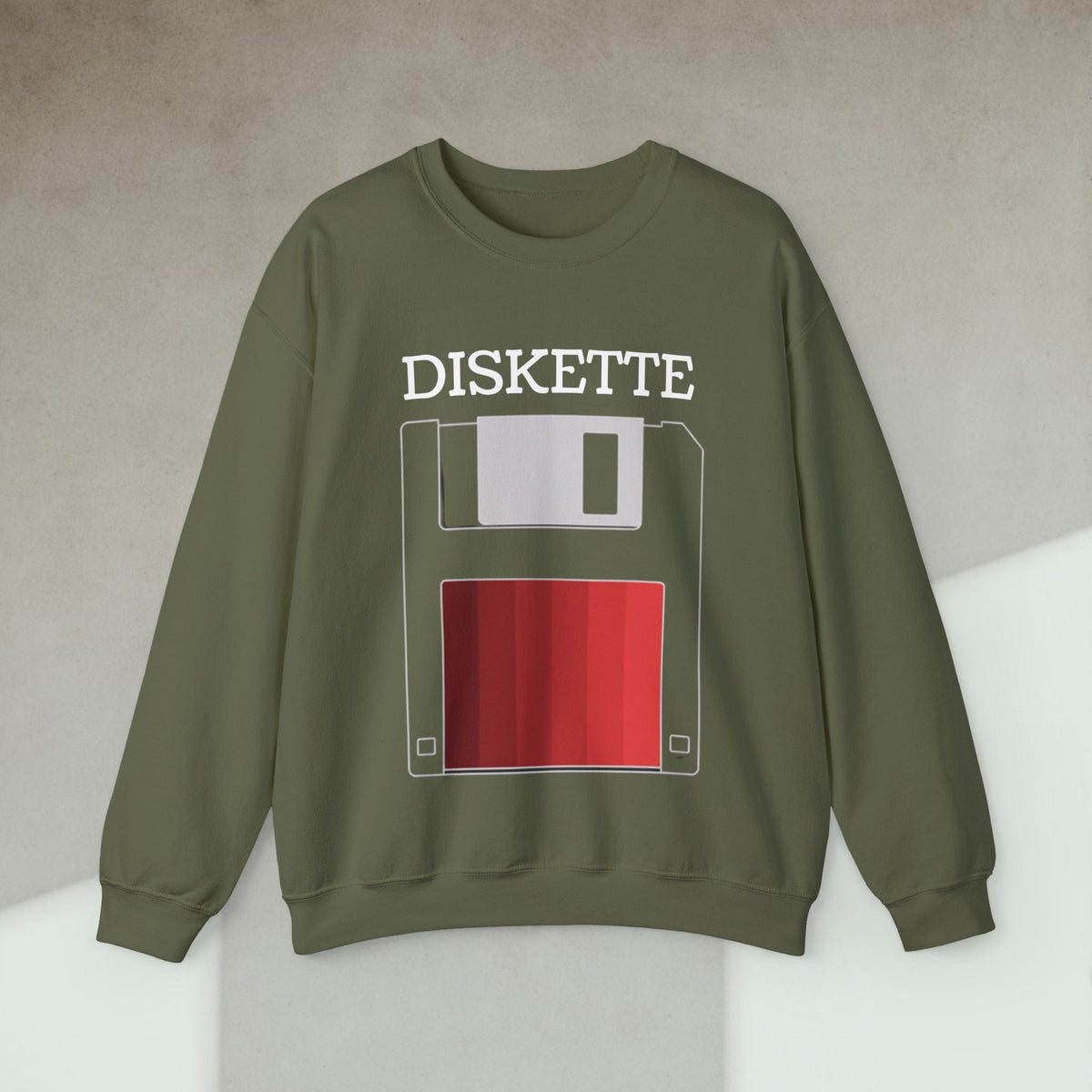 Code Culture diskette sweatshirt funny programmer Sweatshirt in S — Code Culture developer clothing