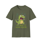 The Prod Is Down Again Cartoon Dinosaur Shirt