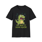 The Prod Is Down Again Cartoon Dinosaur Shirt