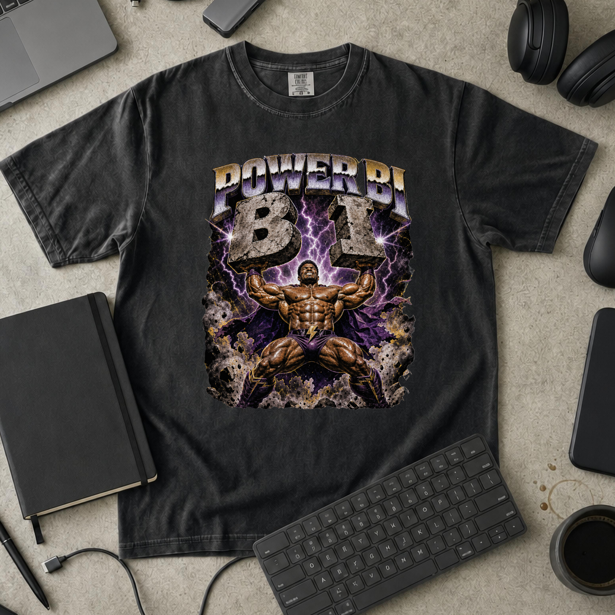 Nerd Collection Artwork 018 Premium Shirt - Black mockup