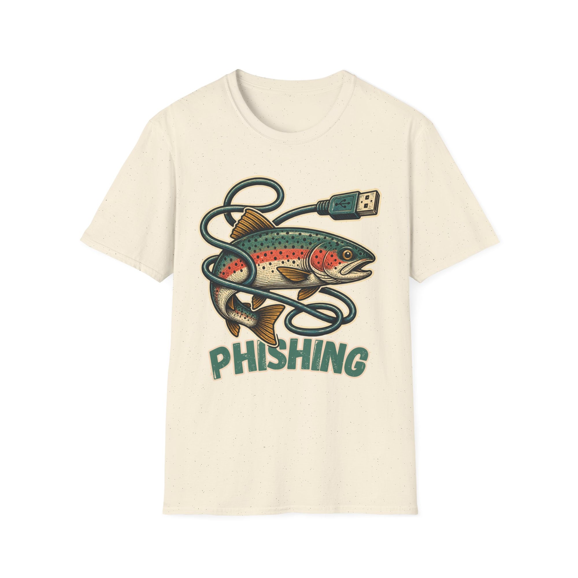 Phishing Vintage Fish Shirt