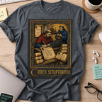 Codex Scriptorium Shirt — Dark Heather