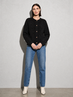 Women's Cardigan Textured Button Front