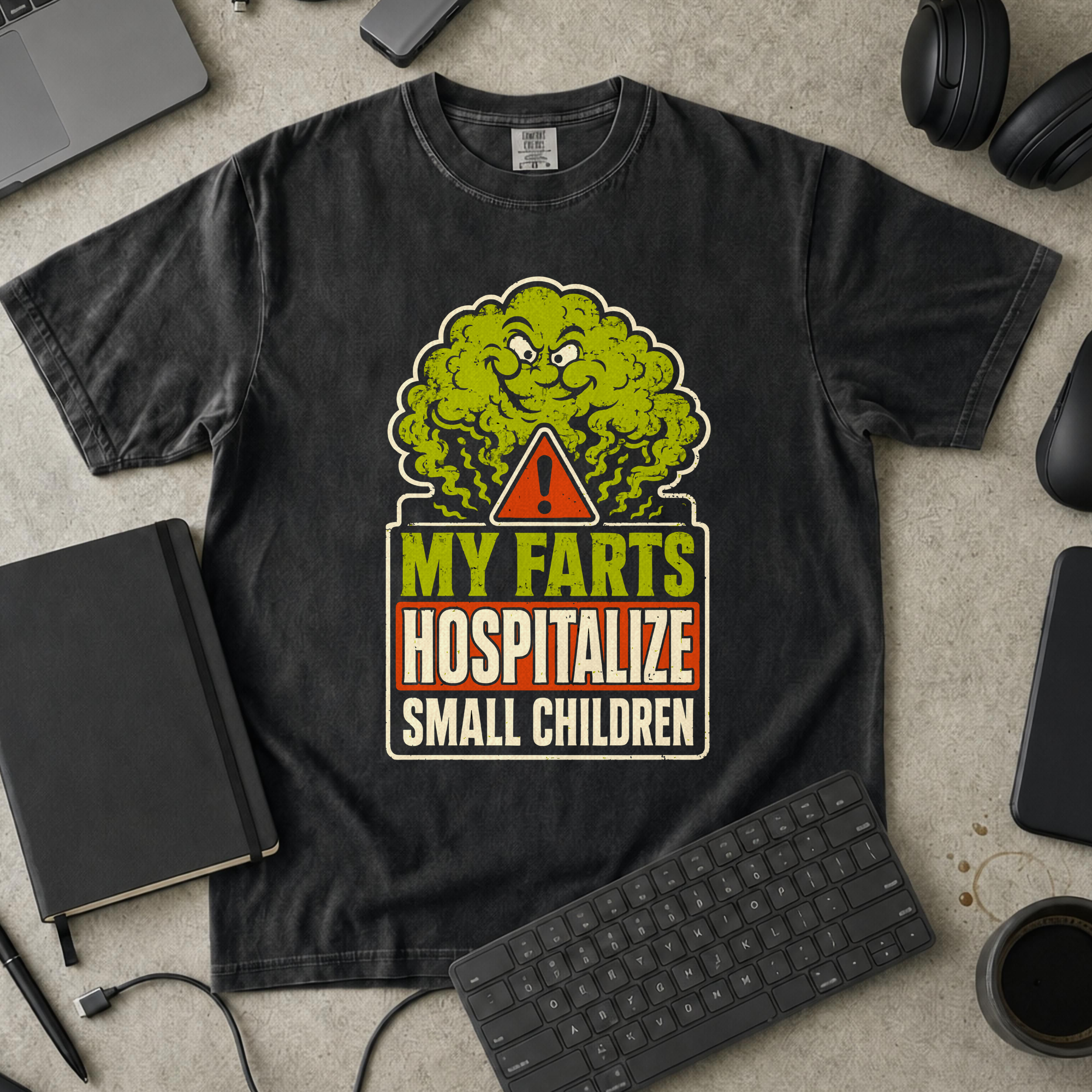 Nerd Collection Artwork 001 Premium Shirt - Black mockup