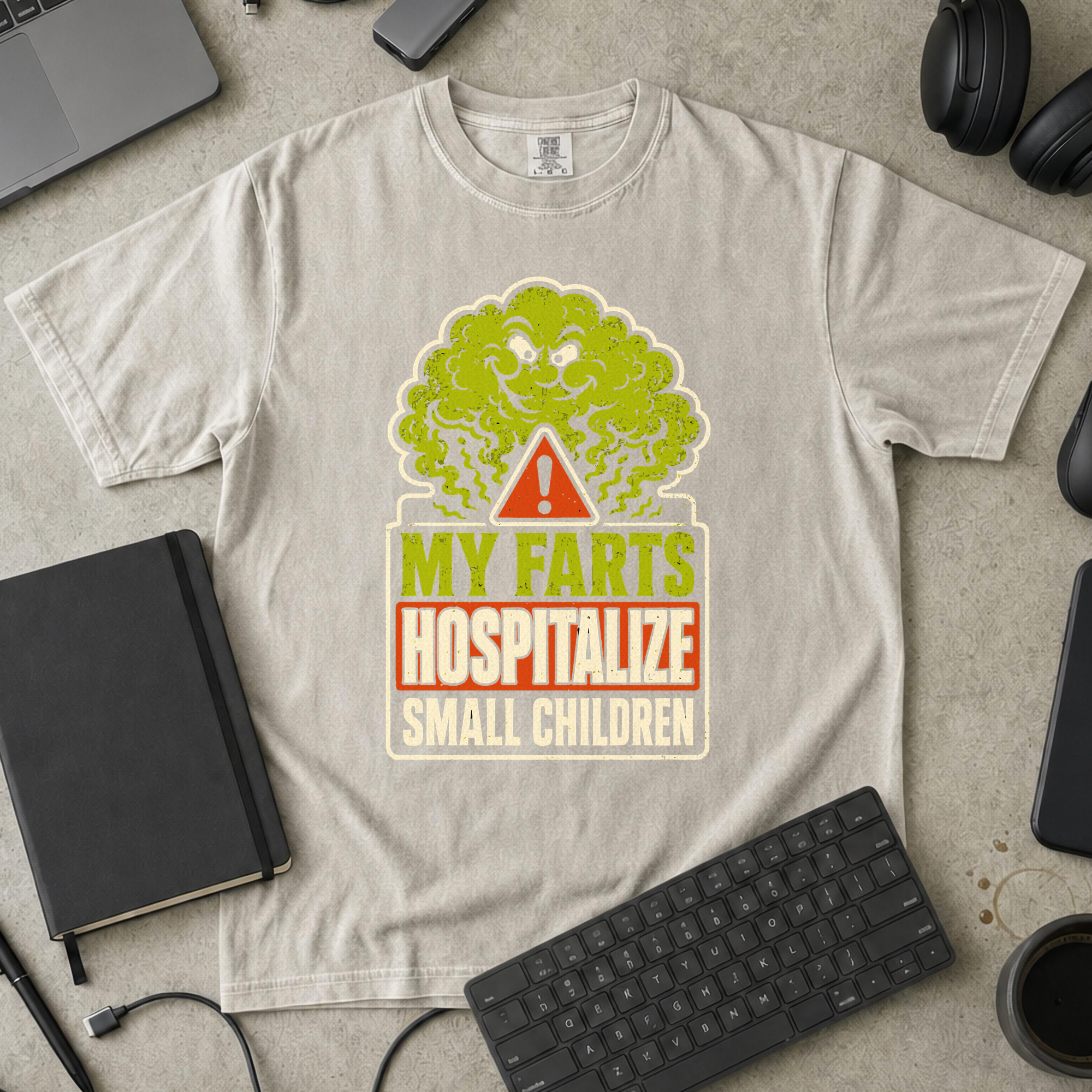 Nerd Collection Artwork 001 Premium Shirt - Ivory mockup