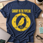 Canary in the Pipeline Shirt — Navy