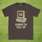 running on dial up shirt