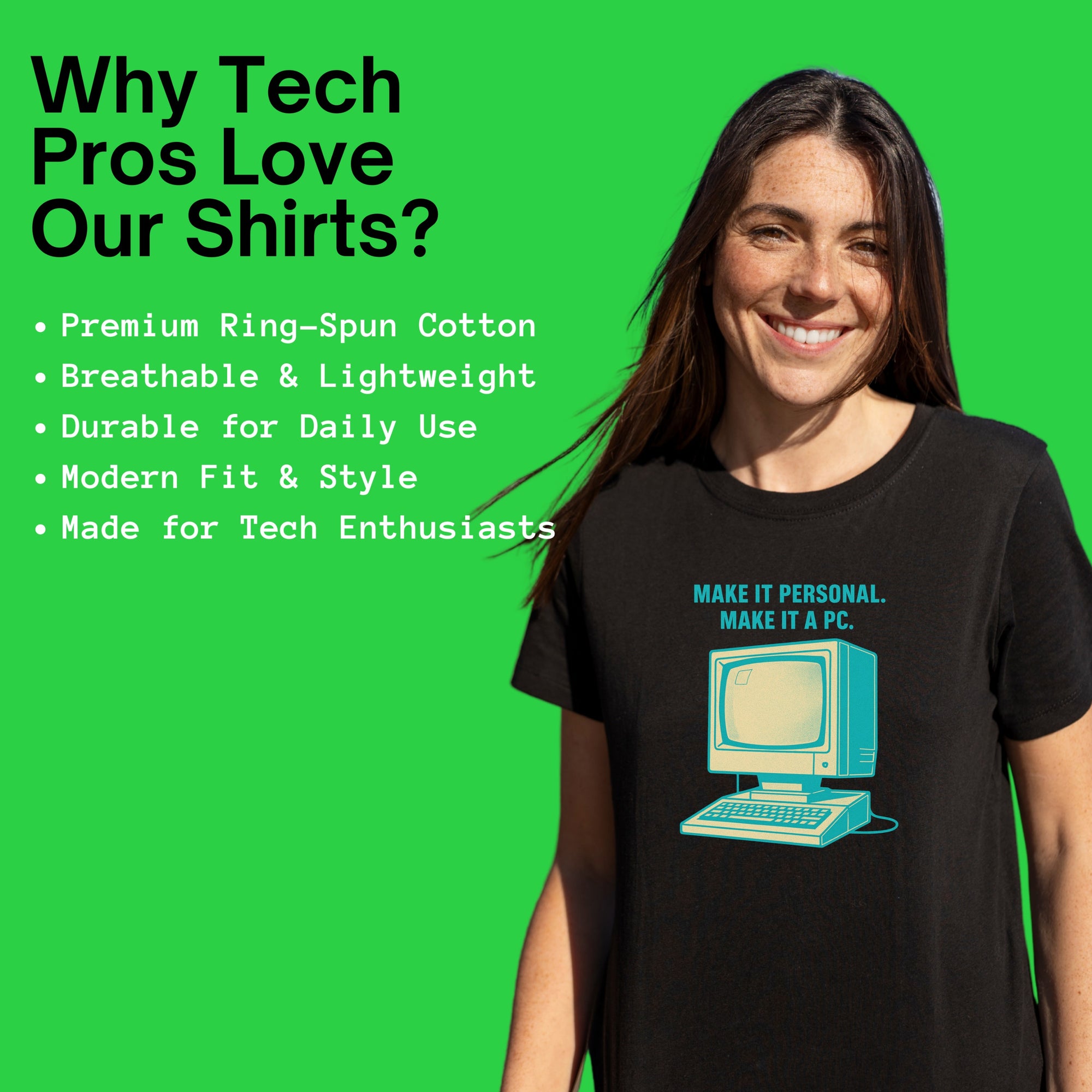 make it personal make it pc shirt