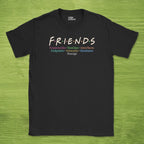 Code Culture friend but techy shirt funny programmer T-Shirt in Black — Code Culture developer clothing
