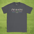 Code Culture friend but techy shirt funny programmer T-Shirt in Dark Heather Grey — Code Culture developer clothing