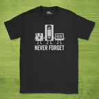 Code Culture never forget shirt funny programmer T-Shirt in Black — Code Culture developer clothing