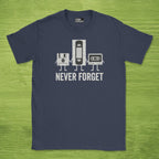 Code Culture never forget shirt funny programmer T-Shirt in Dark Heather Grey — Code Culture developer clothing