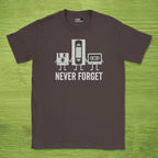 Code Culture never forget shirt funny programmer T-Shirt in Dark Chocolate — Code Culture developer clothing