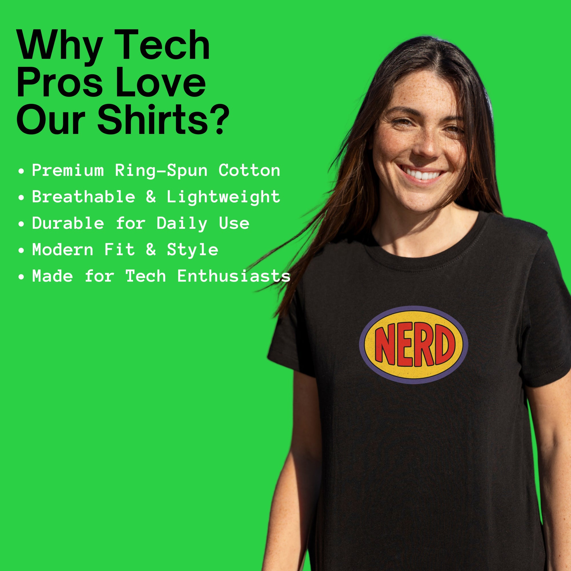 nerd patch shirt