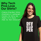 developer text shirt