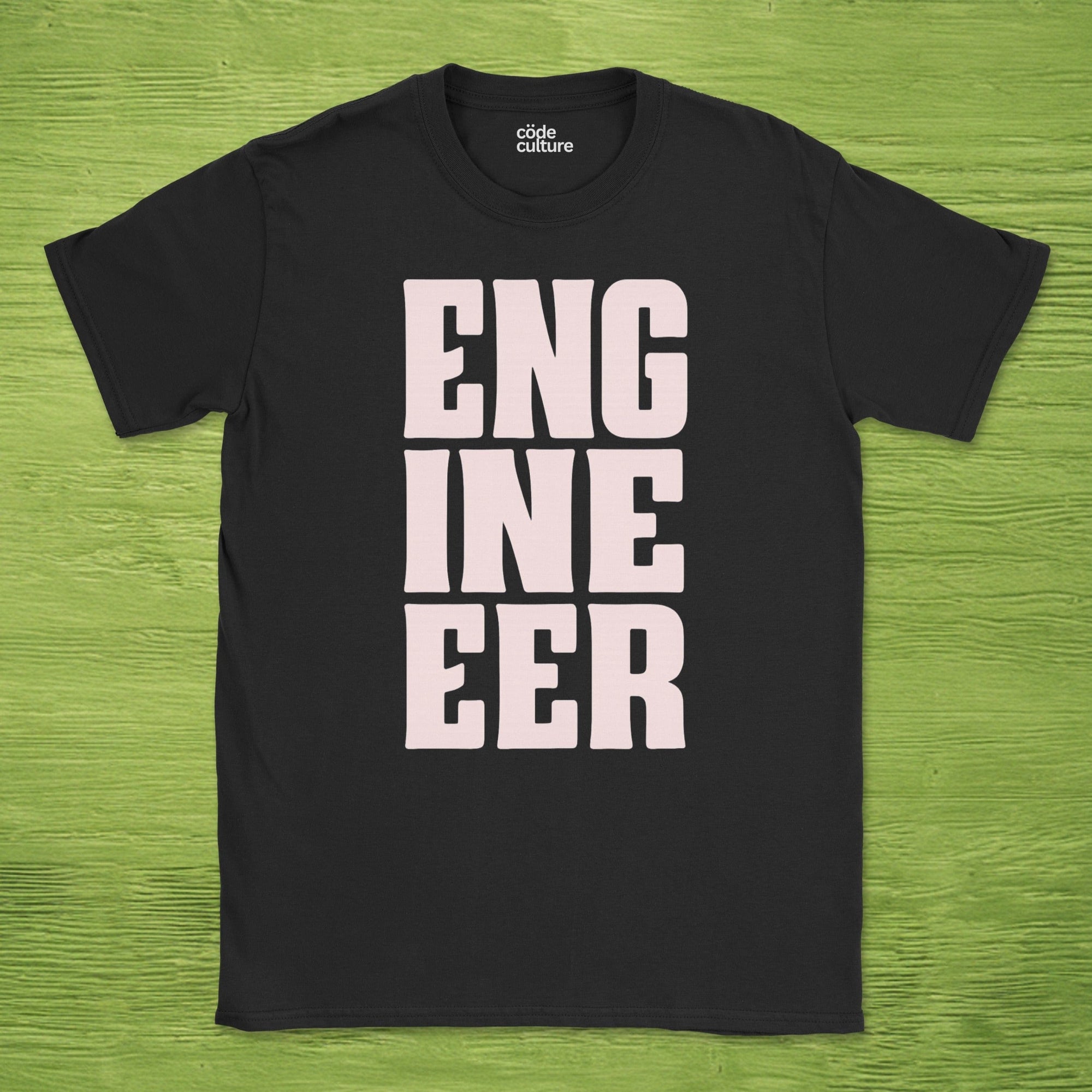 engineer text shirt